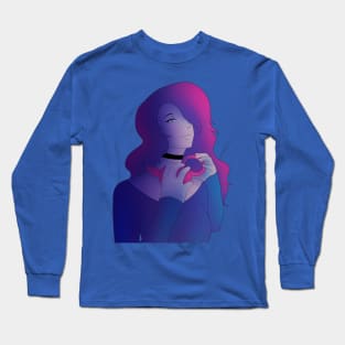 Cotton candy Shadow Long Sleeve T-Shirt